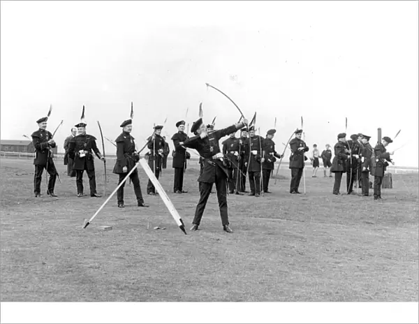 Mussleburgh, Scotland: Members of Royal Company of Archers for trophy the Mussleburgh