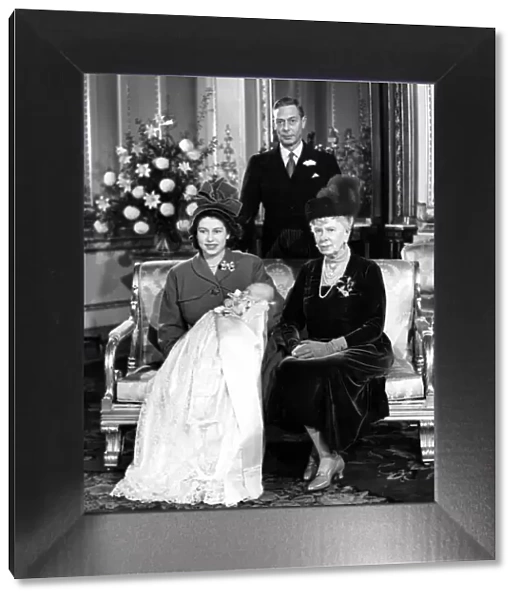 Four generations of the Royal Family Princess Elizabeth (later Queen Elizabeth II)
