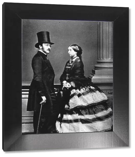 Queen Victoria and Prince Albert March 1861