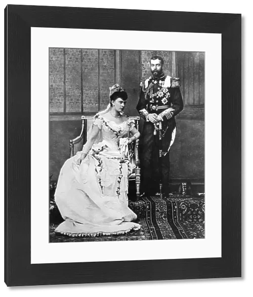 Prince George the Duke of York marries Princess Mary of Teck Pic shows Duke