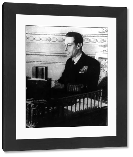 King George VI making the VE Day broadcast speech on 8 May 1945 We kept faith with ourselves