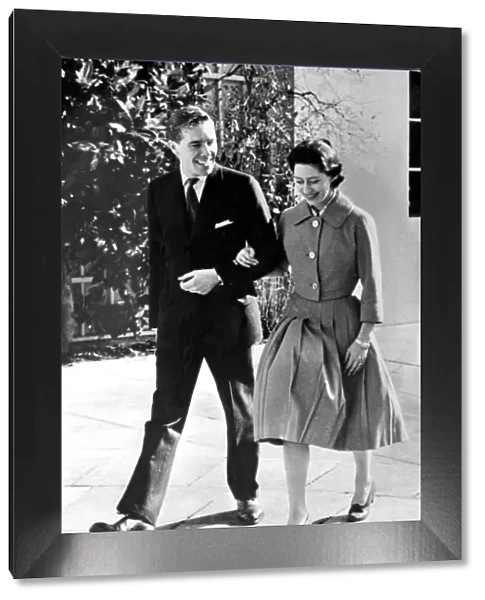 Princess Margaret and Antony Armstrong Jones at Windsor. 27th February 1960