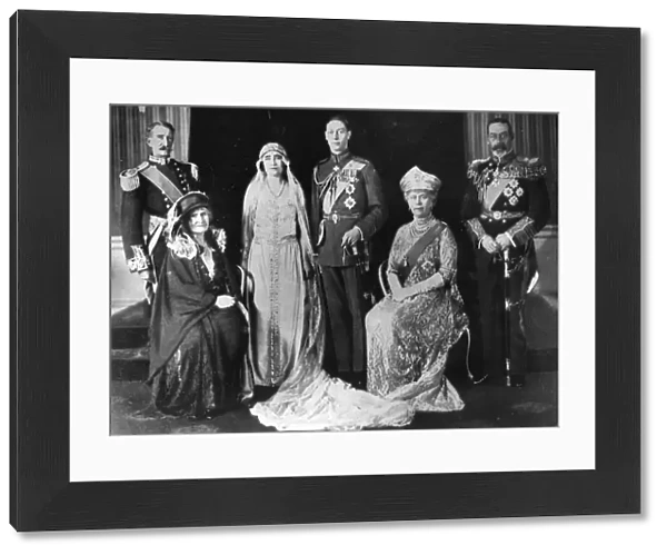Elizabeth Bowes Lyon (Queen Mother) marries Duke of York (King George VI) Wedding