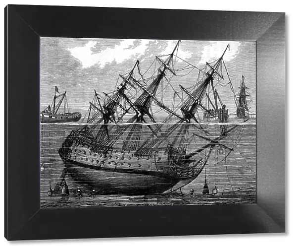 Wreck of the Royal George Spithead 1782