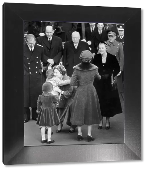 Queen Elizabeth the Queen Mother returns to London from her triumphal visit to Canada