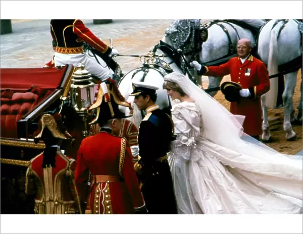 Wedding of Prince Charles and Lady Diana Spencer 29th July 9181