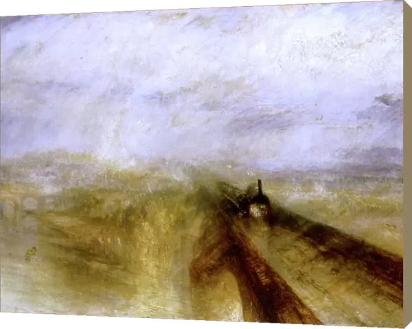 Rain, Steam and Speed - 1844 Great Western Railway by Turner National Gallery Joseph