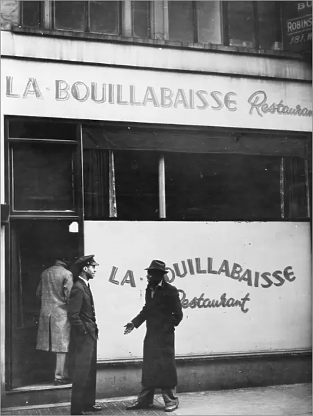 La Bouillabaisse restaurant in Soho London, England. 1945