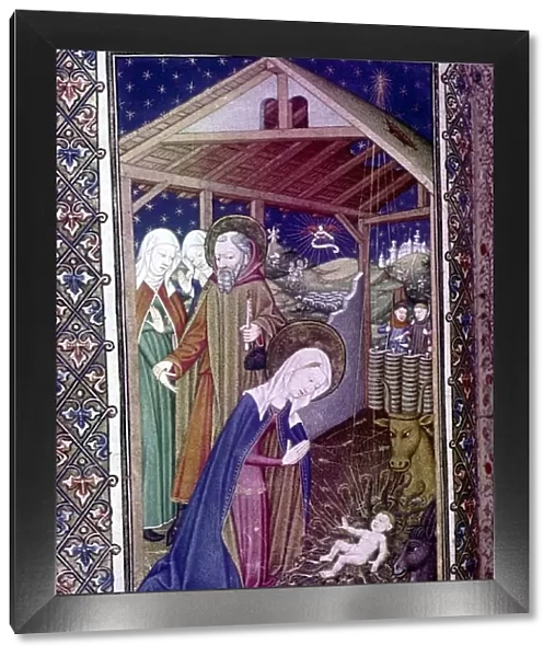 The Nativity. Book of Hours believed to have belonged to Henry VII and Henry VIII