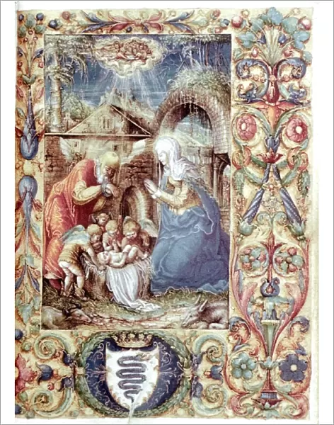 The Nativity. Book of Hours for Bona Sforza, Polish, 1527