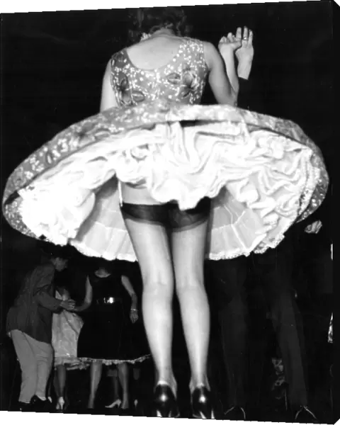 Dancing jive or jitterbug 1950s dance  /  dancing  /  party season  /  celebration  /  happy