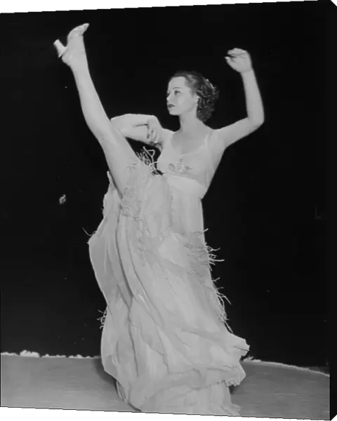 Eleanor Whitney, Paramount tap dancing starlet at a rehearsal