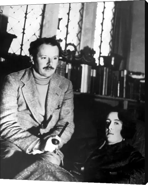 Sir Harold Nicolson and his wife writer Vita Sackville West at their home in Sissinghurst