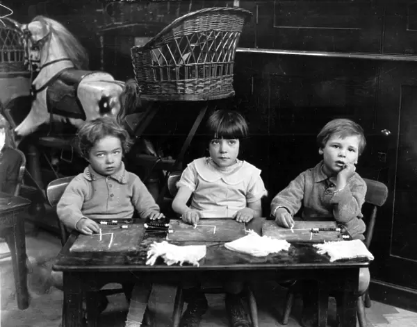 Infants Class at Holy Trinity DCC School Lambeth 1930 History of London - Vauxhall