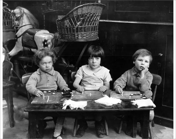 Infants Class at Holy Trinity DCC School Lambeth 1930 History of London - Vauxhall