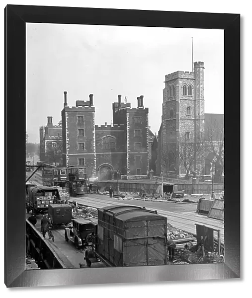 Lambeth Palace a new viewpoint now that the open space has been opened in front of it