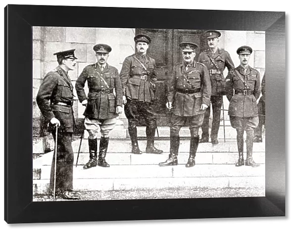 General Sir John Grenfell Maxwell and his staff, Dublin