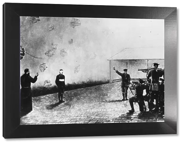 Irish rebel executed by firing squad in Kilmainham Jail May - 1916 ?TopFoto Topfoto
