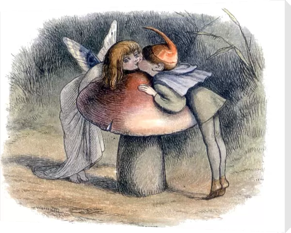 FAIRY TALES - The sentimental Elf and the wayward Fairy. From Richard Doyles In Fairyland