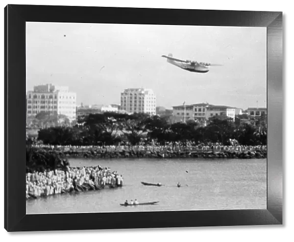 China clipper, arrives at Manilla after first trans pacfic air mail flight
