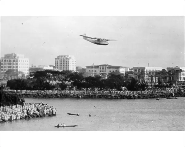 China clipper, arrives at Manilla after first trans pacfic air mail flight