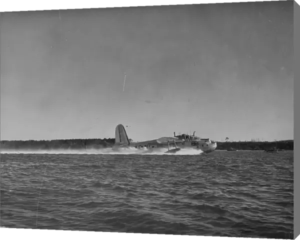 BOAC flying boat 20 April 1946