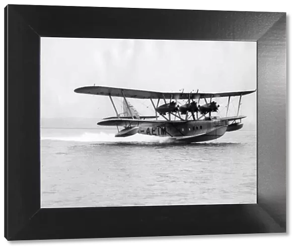 The short Rangoon flying boat used as a training machine by Imperial Airways