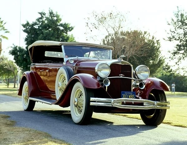 1931 car - Lincoln Model K Sport Phaeton duel cowl four door - In Greek mythology