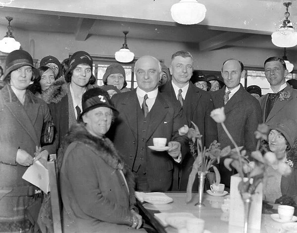 A. V. Alexander at the opening of the Cooperative Society store at Bristol 3 April 1930
