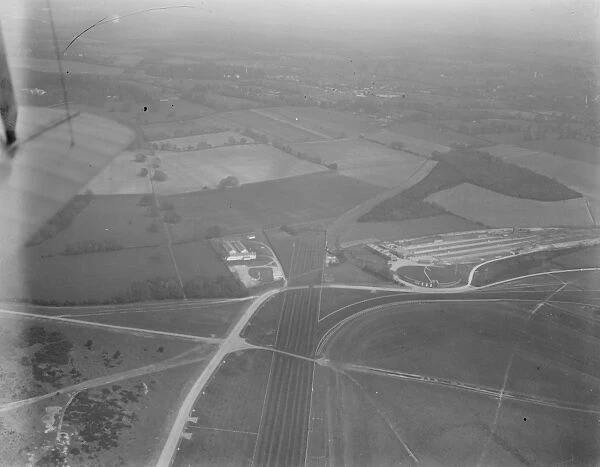 Aerial view of the Tottenham sidings during the coal crises 28 April 1921