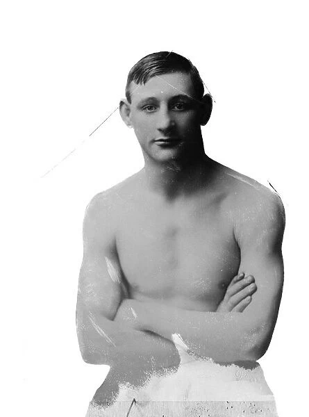 Alex Ireland, boxer. 1 May 1929