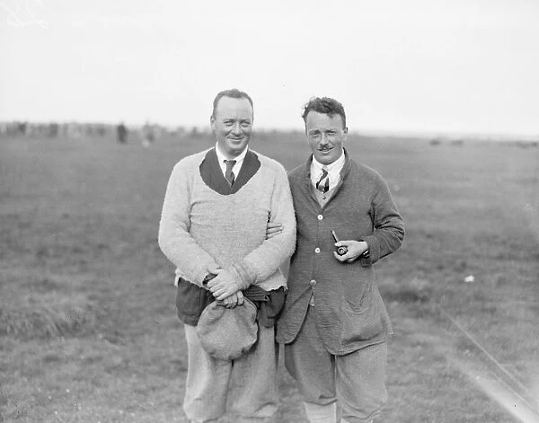 Amateur Golf Championship at Deal, Kent. Left to right; Douglas Grant ( Royal St Georges )