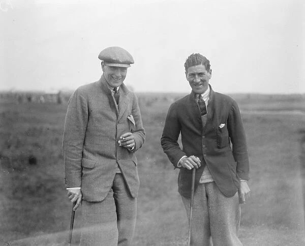 Amateur Golf Championship at Deal, W B Torrance ( right ) and T A Torrance, brothers