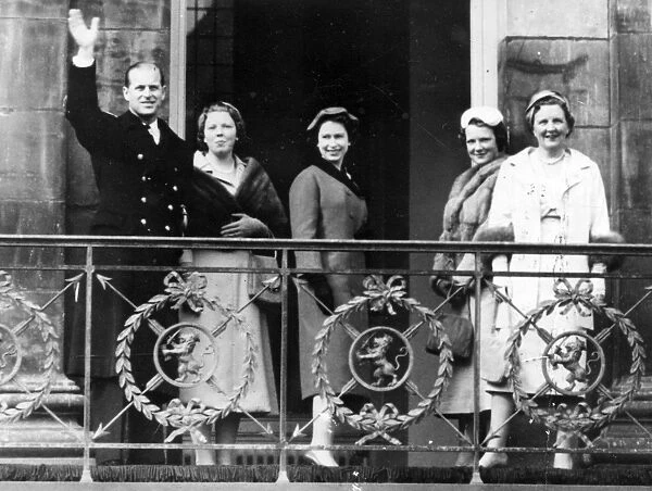 Amsterdam The Netherlands Three day state visit Queen and Prince Philip. Prince Philip