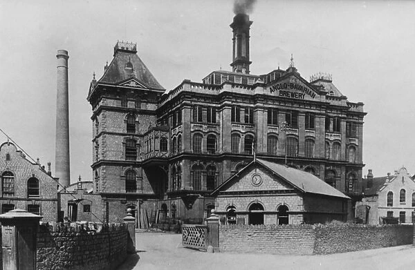 The Anglo-Bavarian Brewery in Shepton Mallet, Somerset. c. 1900