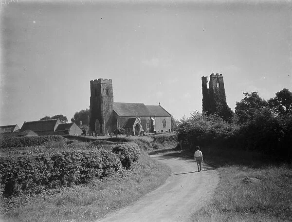Antingham, churches. 1937