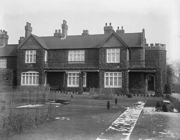 Appleton House, Sandringham, Norfolk, on the Royal estate. 2 March 1929