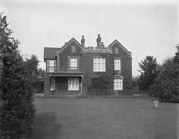 Appleton House, Sandringham, Norfolk, on the Royal estate. 2 March 1929