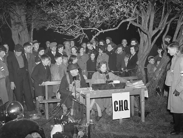 ARP ( air raid precaution ) demonstration at Horton Kirby, Kent. 1938
