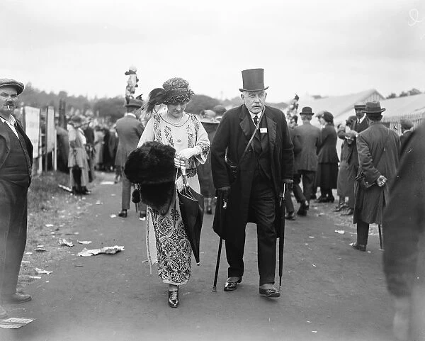 Ascot The Earl and Countess of Denbigh 21 June 1923