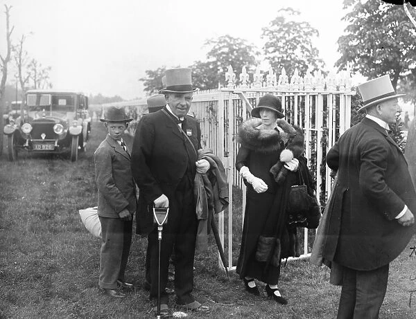Ascot Sir Robert Wilmot and his daughter 17 June 1924