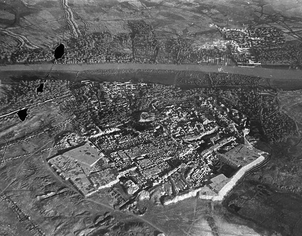 Babylon. A remarkable aerial picture just received in London. 27 September 1928