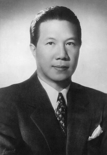 Bao Dai Head of the state of Vietnam undated