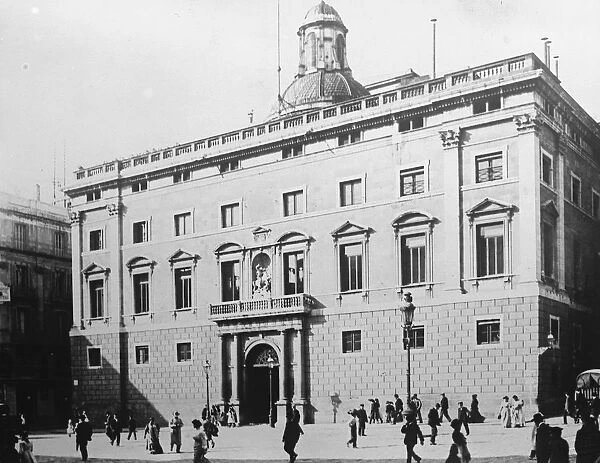 Barcelona. The Palacio de la Disputacion Provincial. 14 September 1923