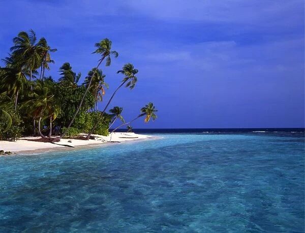 Beach on Little Bandos, the Maldives