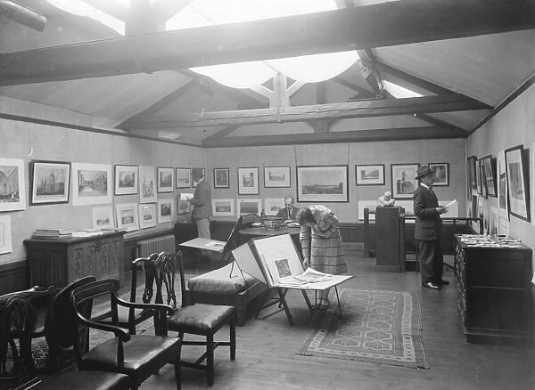 The Beaux arts gallery in Bruton Mews. Originally a stable built in the 17th Century