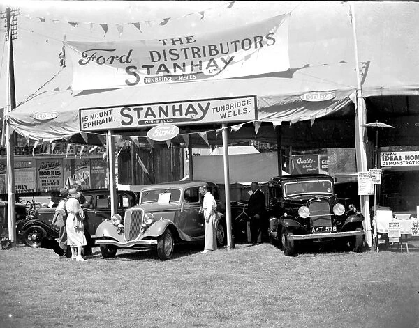 Bedford Trucks stand at Tunbridge Wells Show. 1934