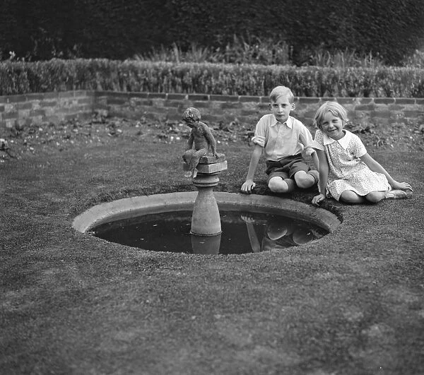 Betty and Paul Gillespie, children of the famous theatrical magnate, Mr R H Gillespie