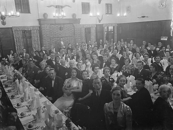 The Blackfen Conservative Association dinner, Kent. 1938