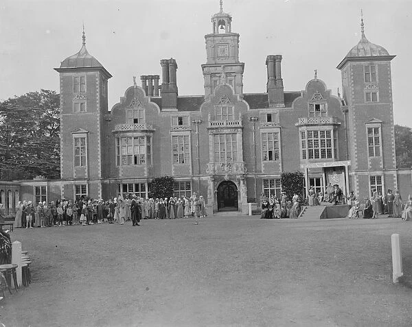 At Blickling Hall, Aylsham, Norfolk. 7 August 1925